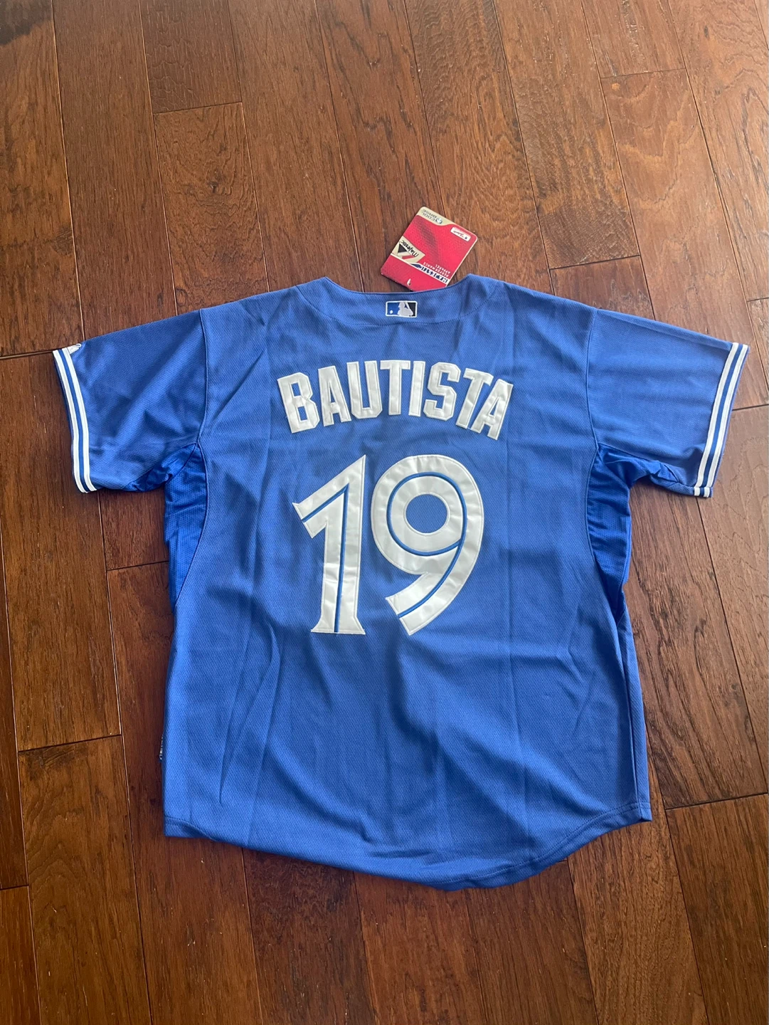 Majestic Toronto Blue Jays Bautista #19 Baseball Jersey Size 48