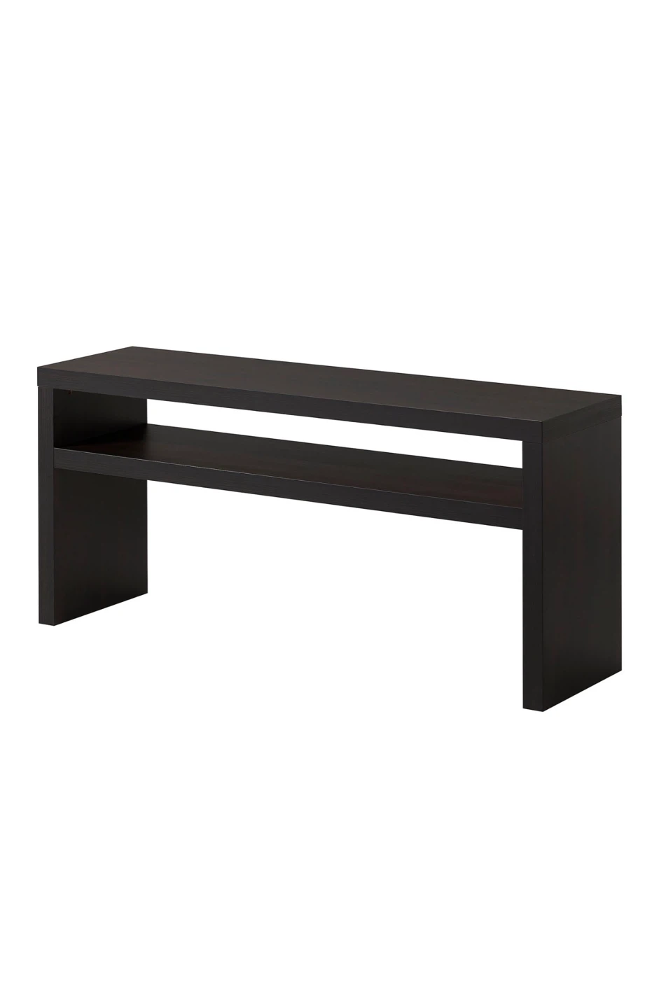 Console Table Black-Brown 55 1/8" x 15 3/8" x 15"