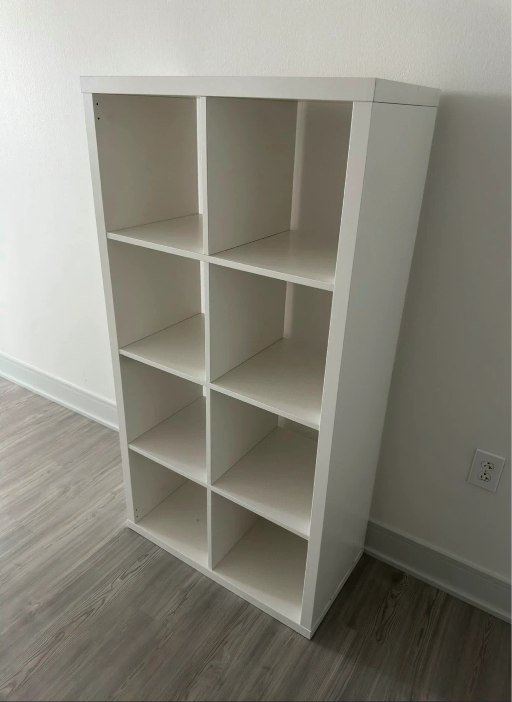 IKEA KALLAX 2x4 storage shelf