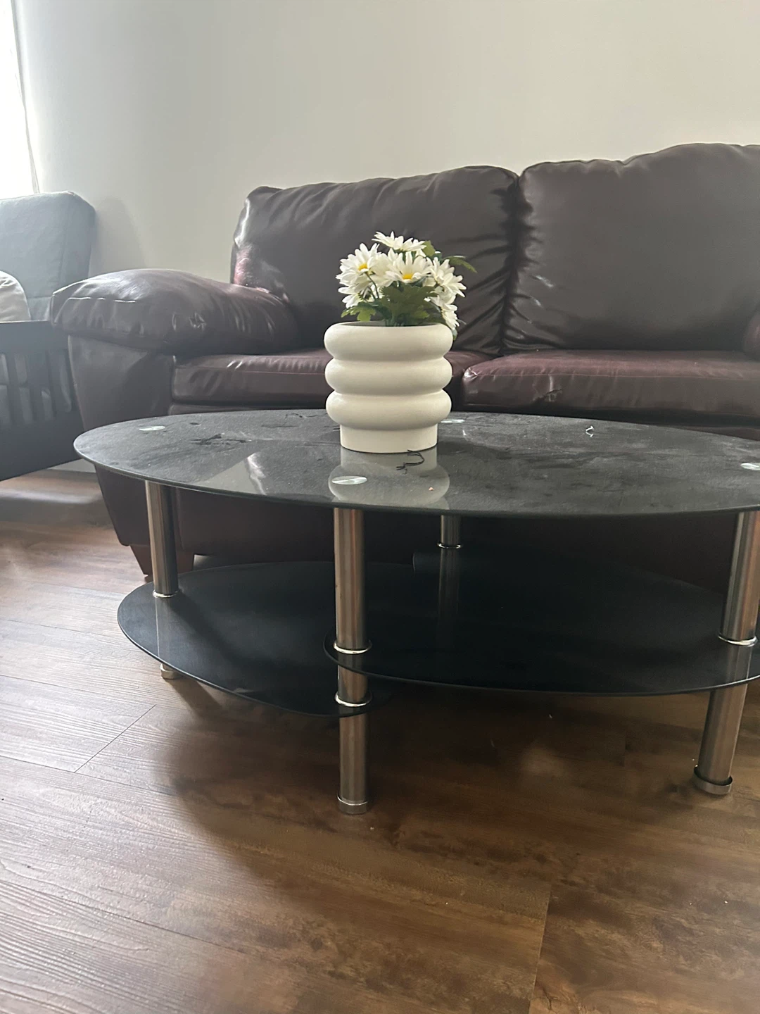 Siguna Glass Top Coffee Table