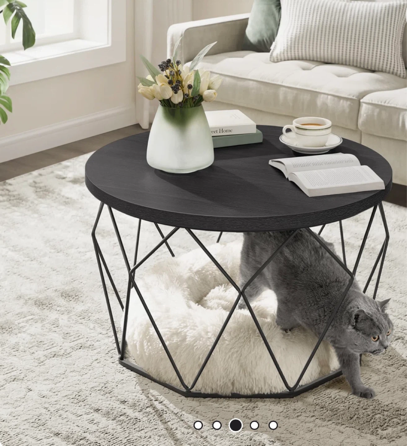 Modern Round Coffee Table - photo 4