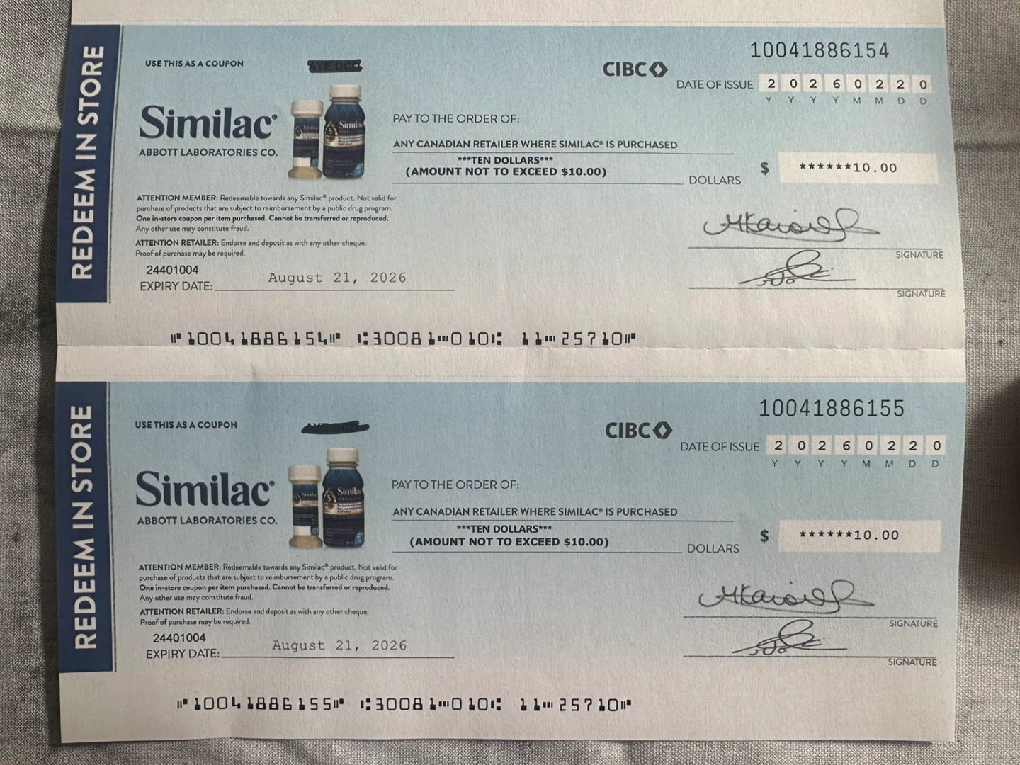 Similac $10 Coupon (Expires August 21, 2026)