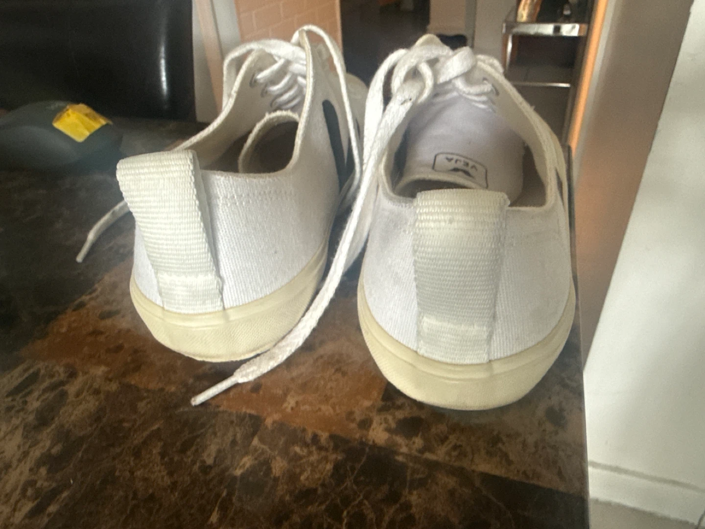 Veja White Canvas Sneakers - photo 2