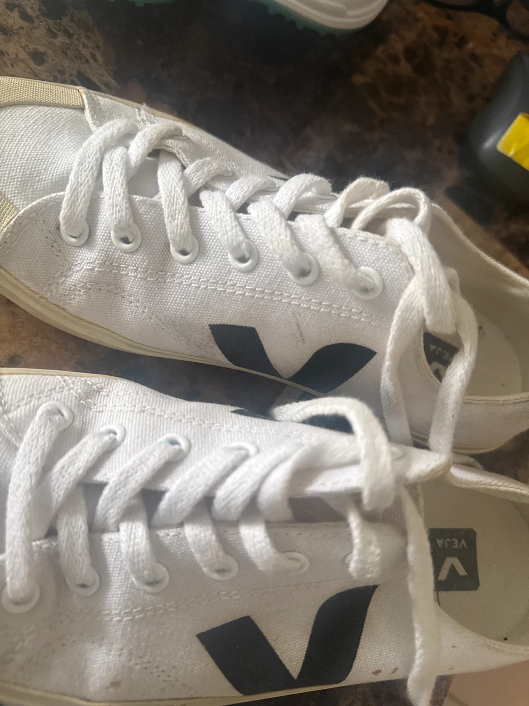 Veja White Canvas Sneakers - photo 3