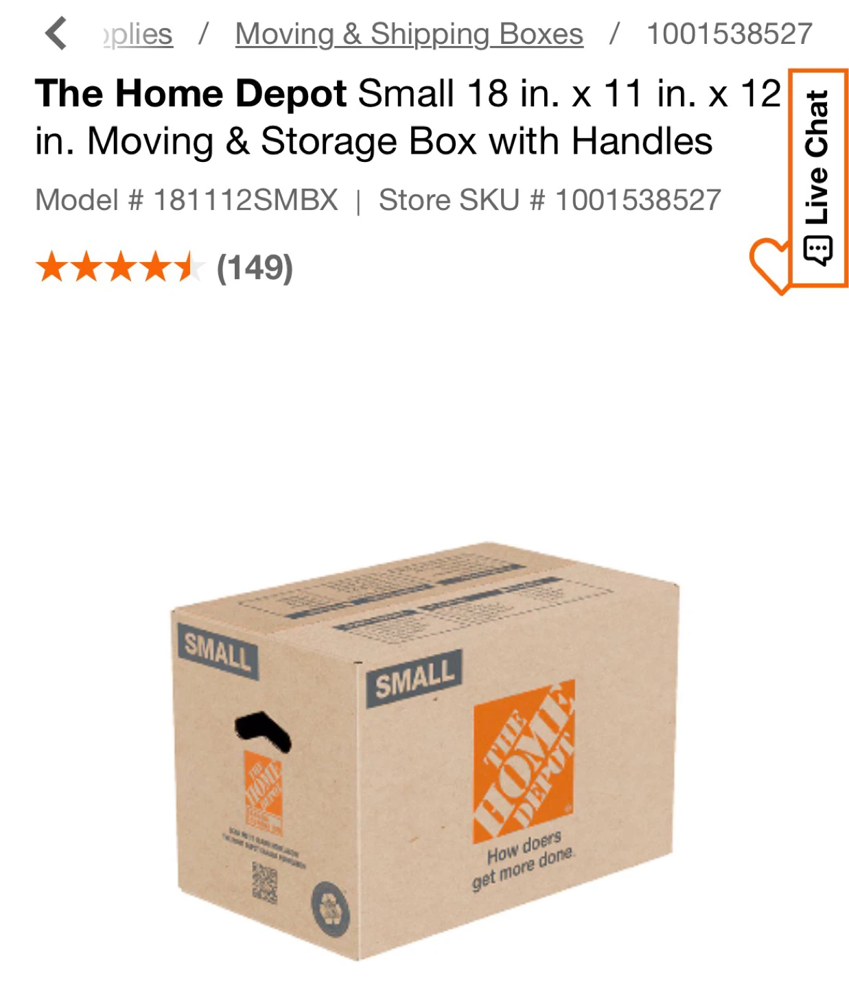 Home Depot Moving & Storage Boxes (Medium & Small) - photo 3