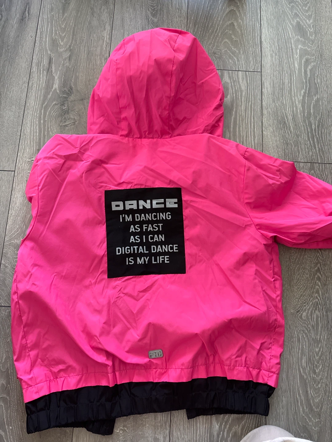 PlayToday Pink Digital Dance Windbreaker Jacket - photo 3