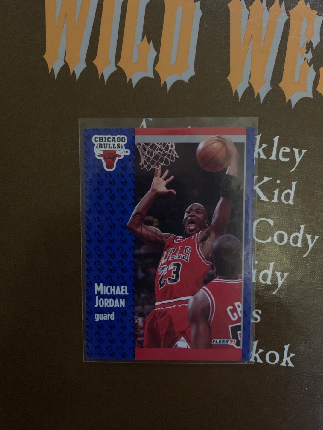 Fleer Michael Jordan Chicago Bulls Basketball Card - photo 4