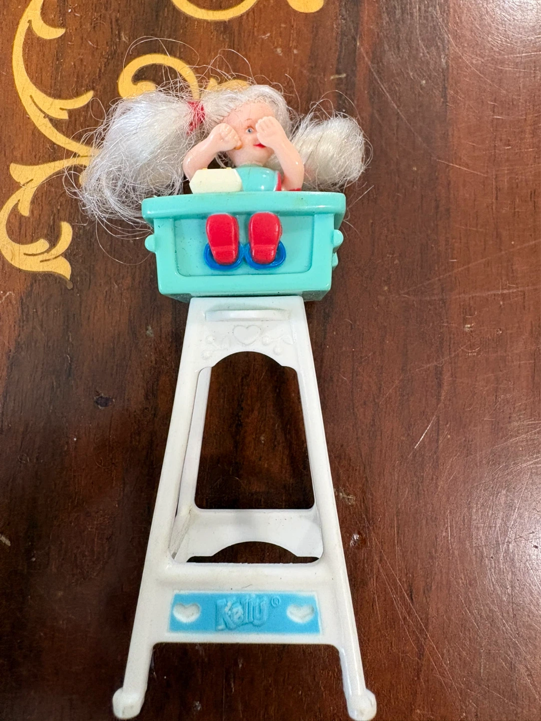 Barbie Kelly Doll with High Chair and Food Toy - photo 3