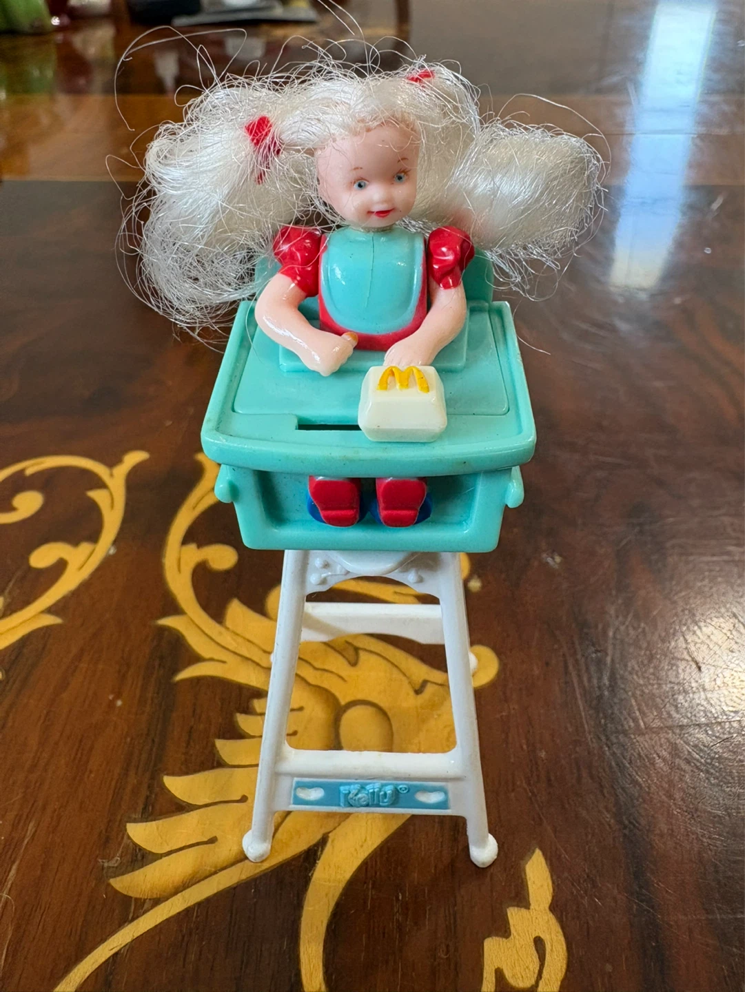 Barbie Kelly Doll with High Chair and Food Toy