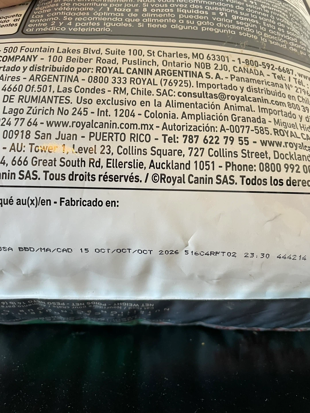 14lbs Big Bag Royal Canin Cat Food-Digestive - photo 4