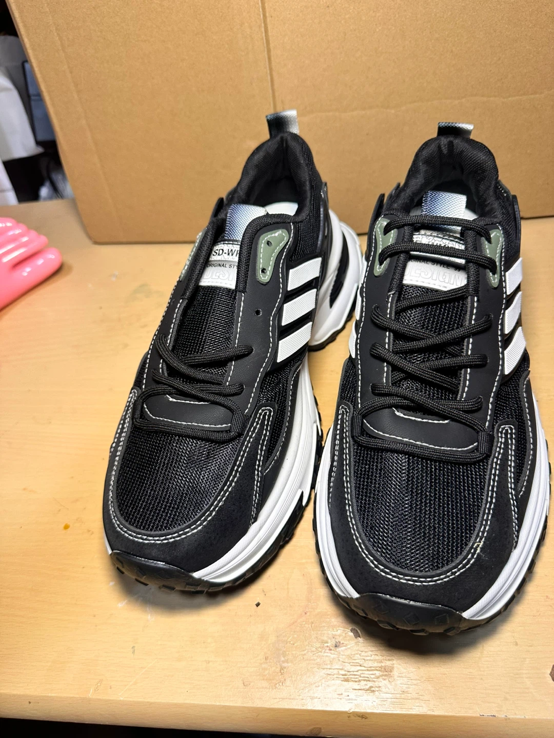 Black and White Athletic Shoes - photo 2