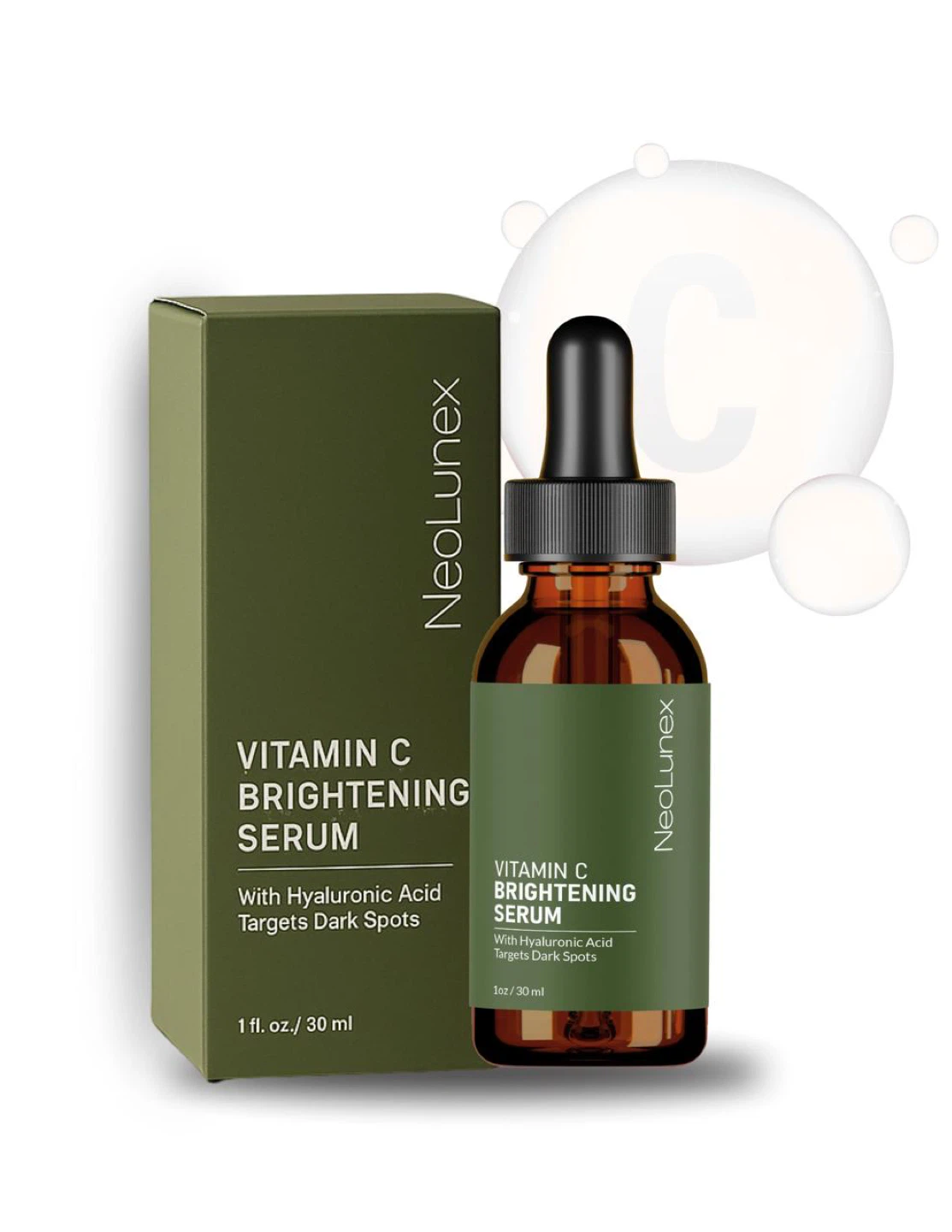 NeoLunex Vitamin C Brightening Serum with Hyaluronic Acid