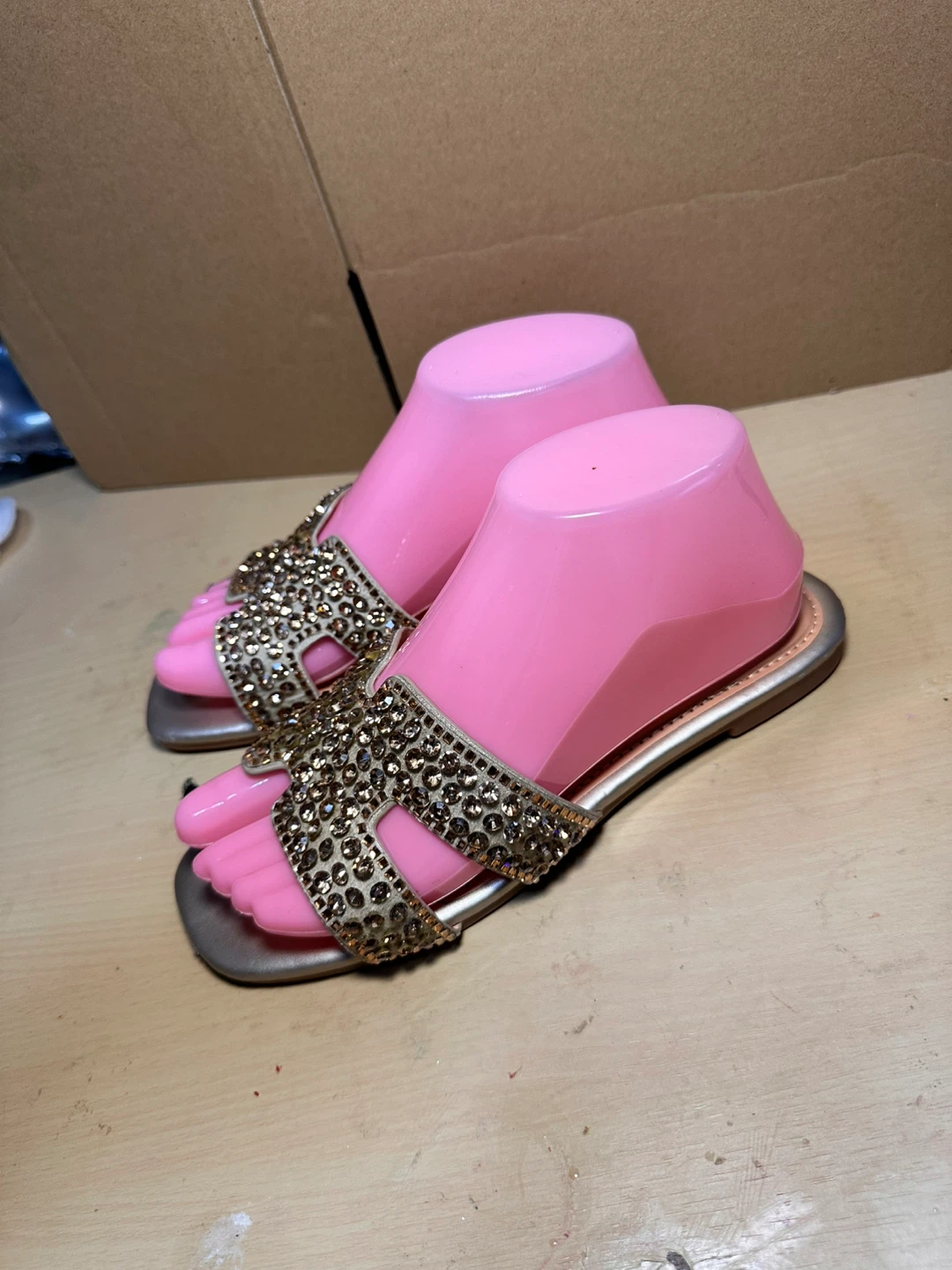 Embellished Slide Sandals - photo 2