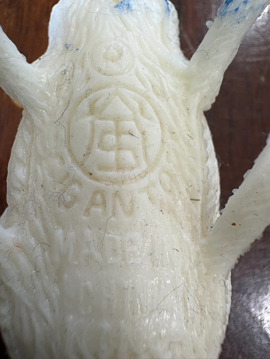 Gigantor Rubber Albino White Rat Red Eyes Authentic - photo 5