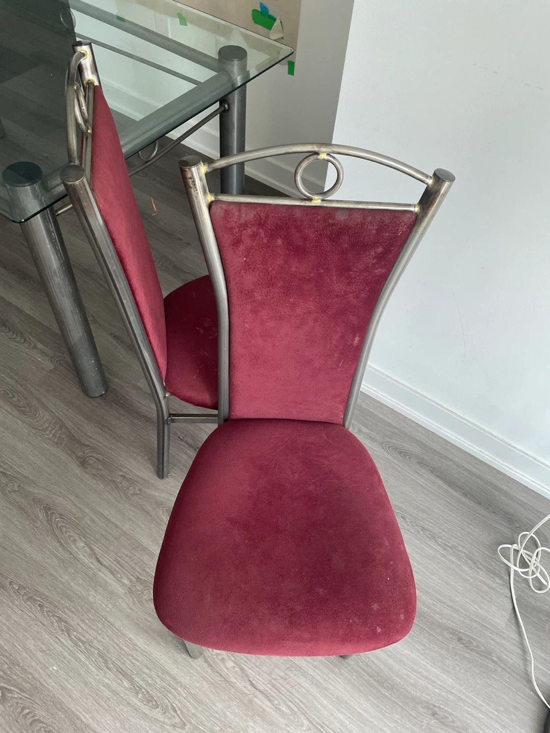 Glass Dining Table and Chairs Set - photo 4