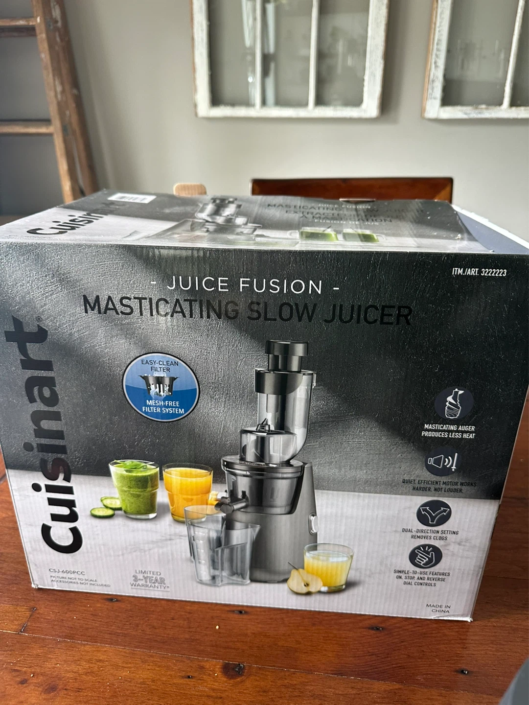 Cuisinart Juice Fusion Masticating Slow Juicer CSJ-300C - photo 3