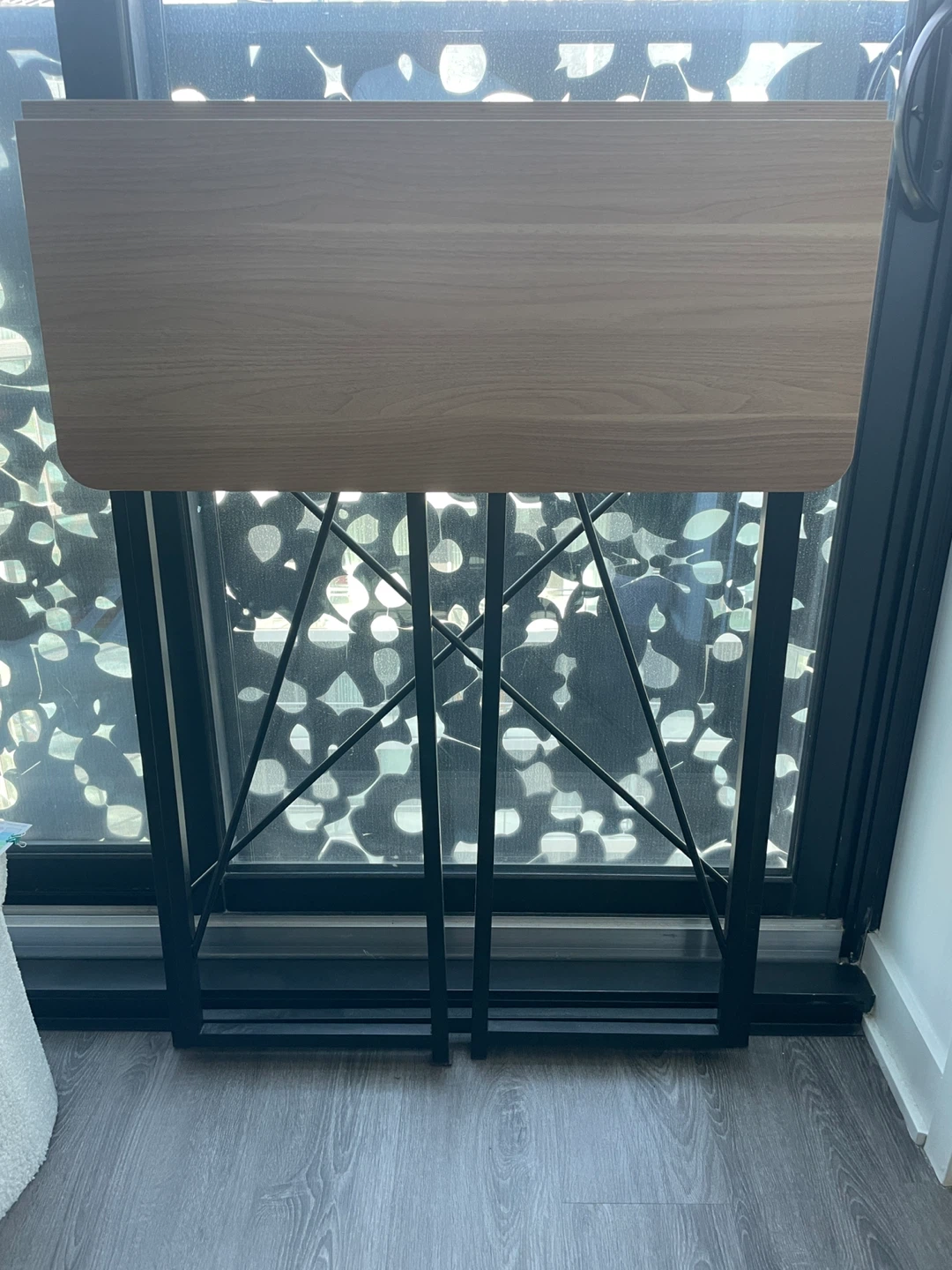 Foldable Standing Desk - Wood Tone - photo 4