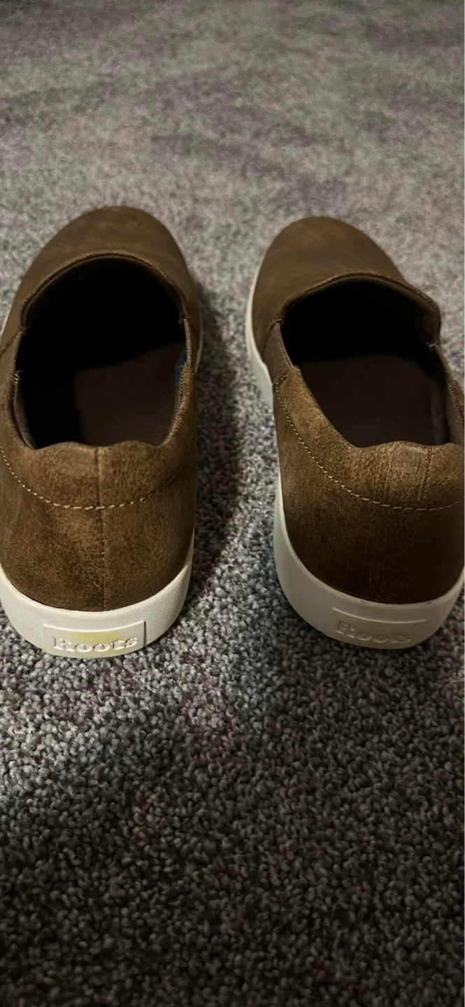 Roots Brown Suede Slip-On Shoes - photo 4