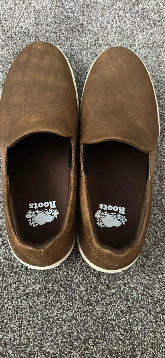 Roots Brown Suede Slip-On Shoes - photo 2