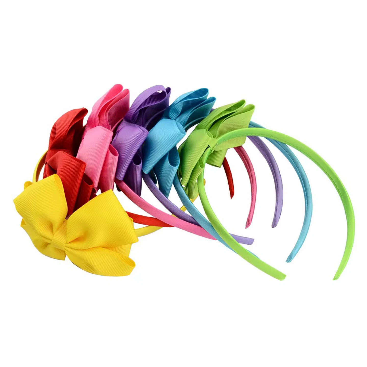 12 Headbands with Bows - Assorted Colors - photo 2
