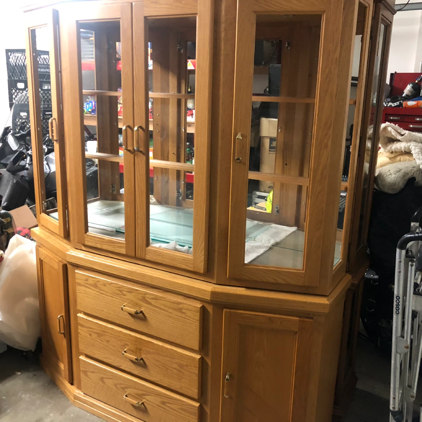 Oak China Cabinet - photo 5