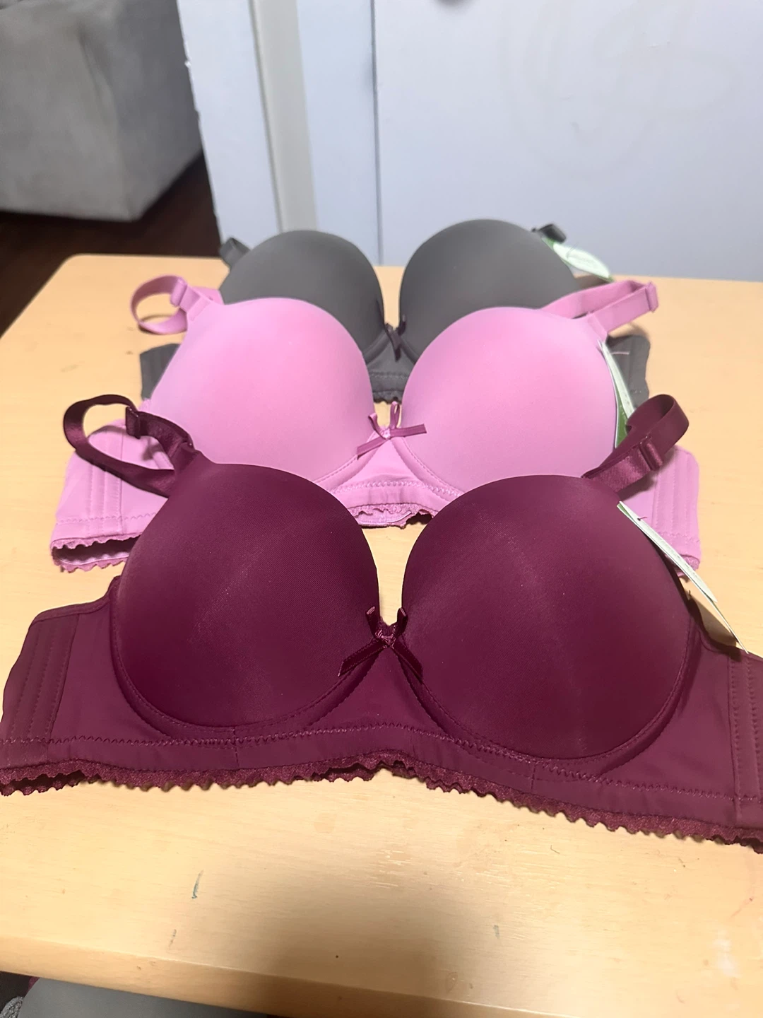 Set of 3 Women's Push-Up Bras