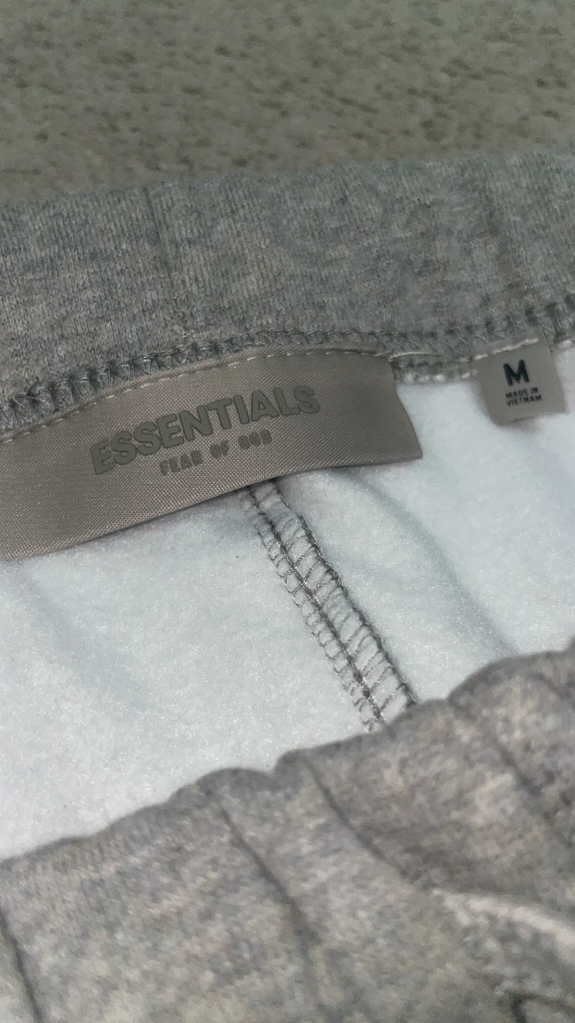 Essentials Dark Oatmeal Sweat Shorts - photo 5