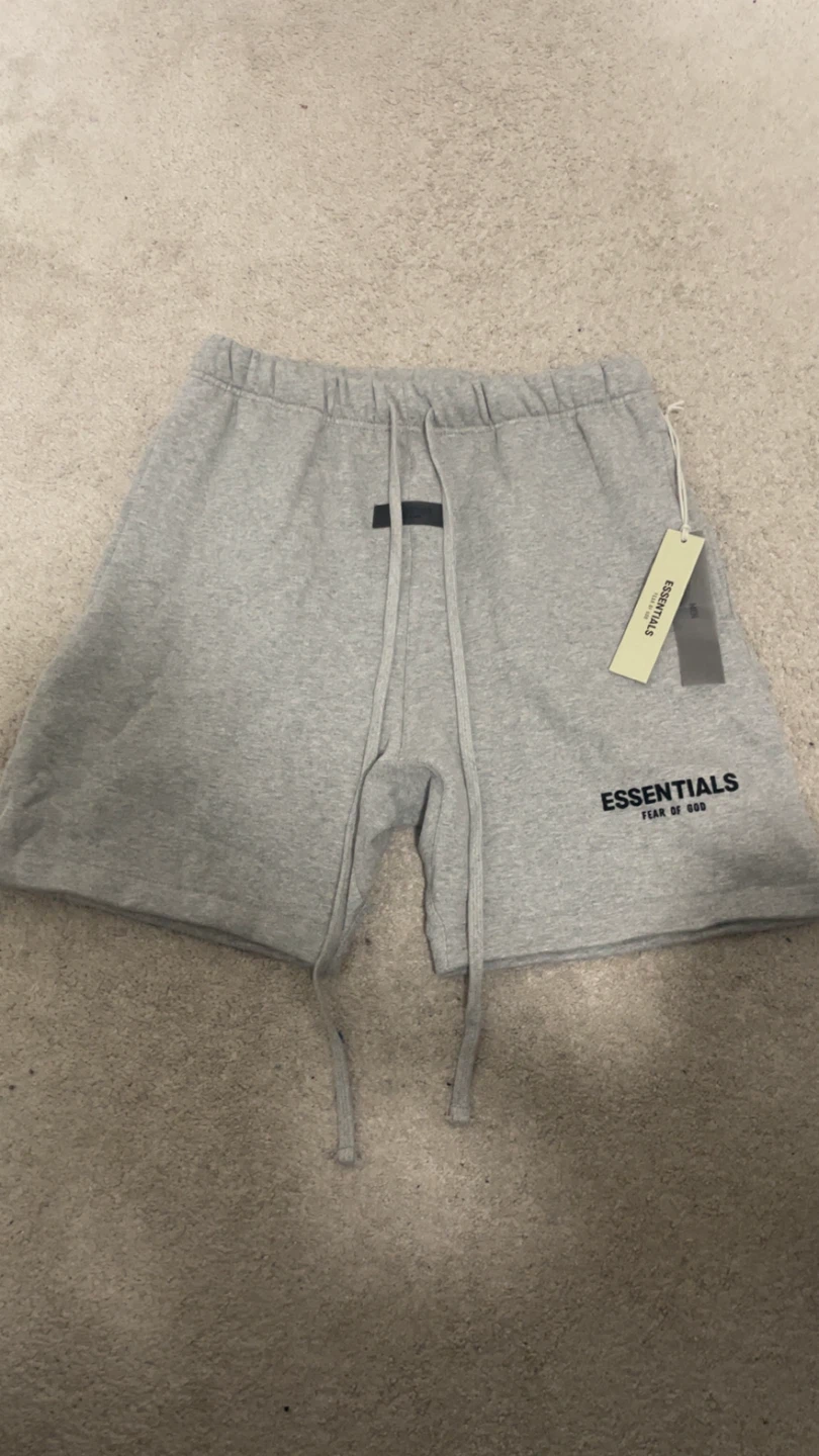 Essentials Dark Oatmeal Sweat Shorts