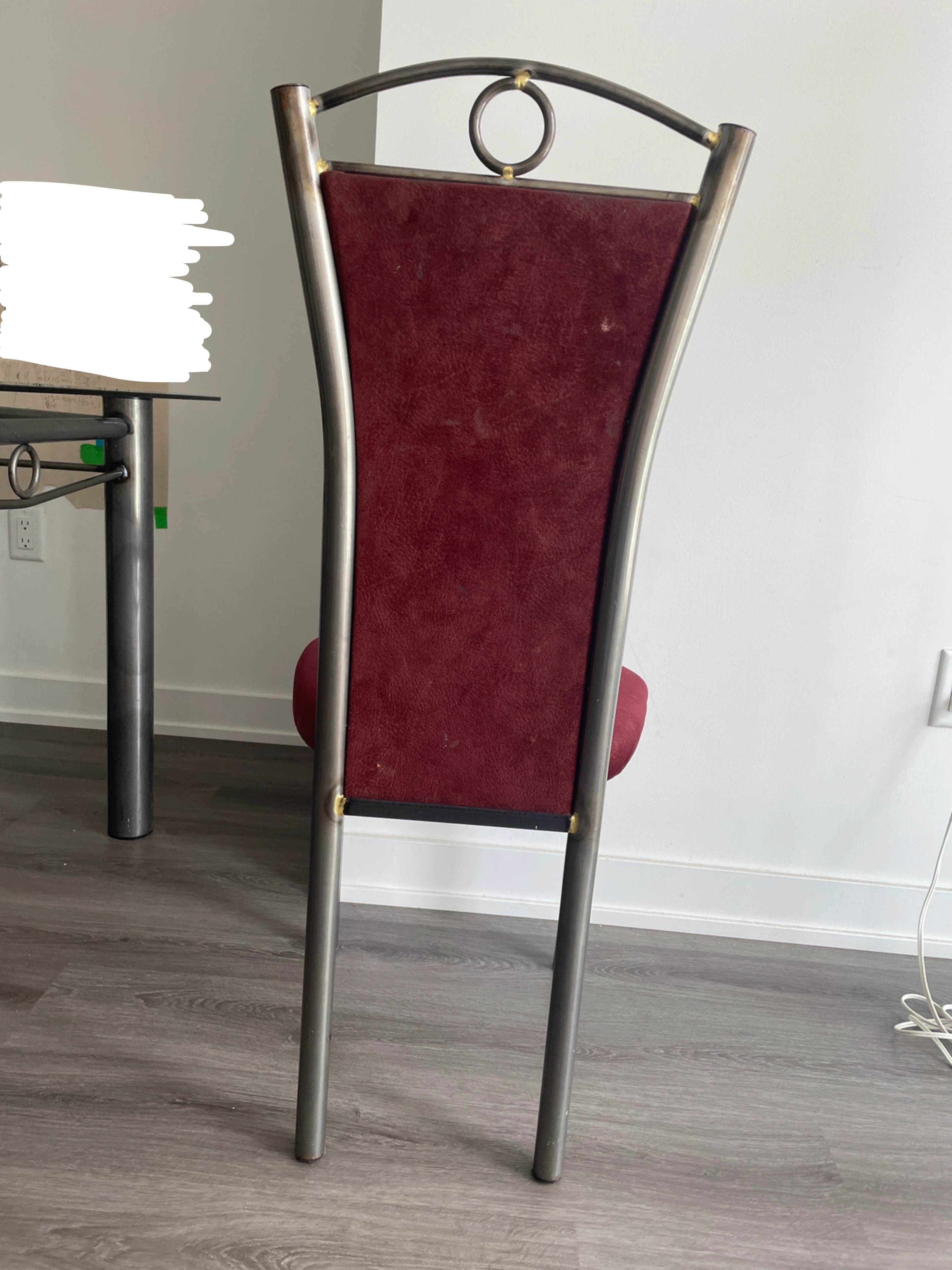Glass Dining Table and Chairs Set - photo 3