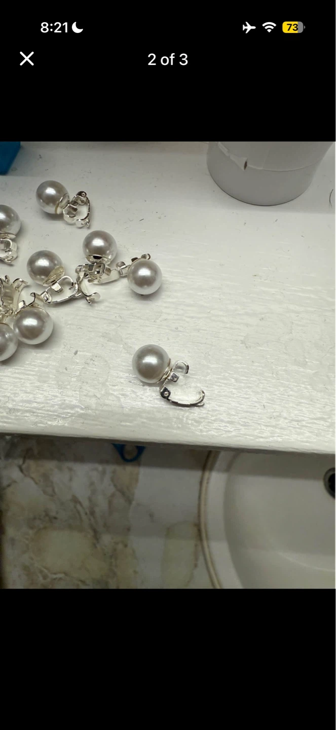 Pearl hair accessories / hair clips - photo 3