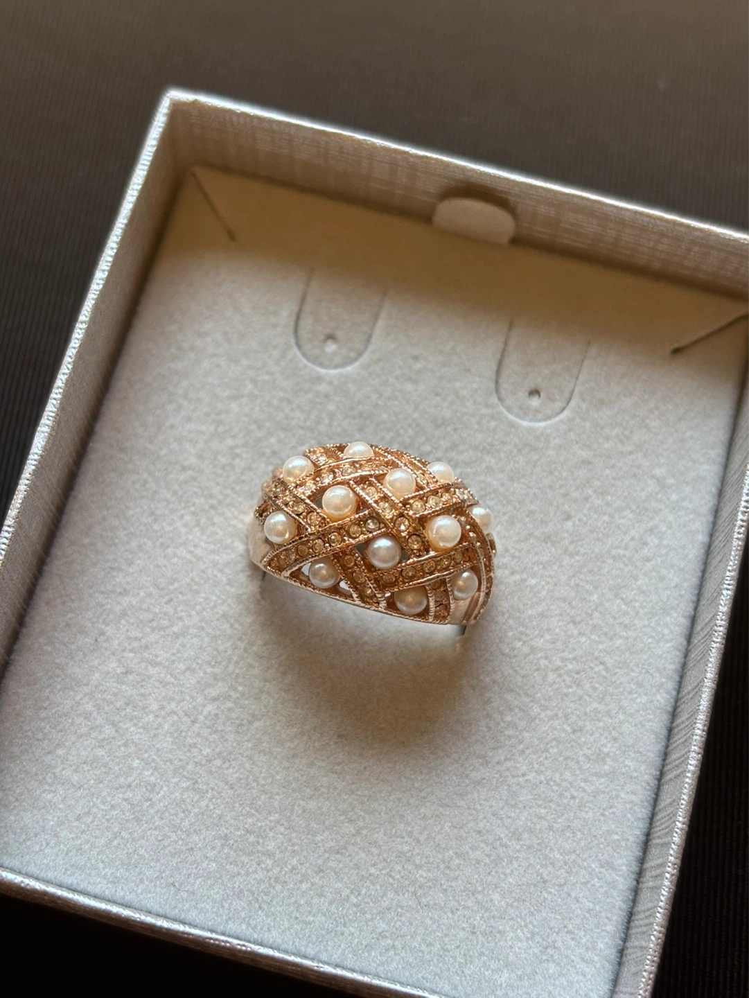 18kGP rose gold RING