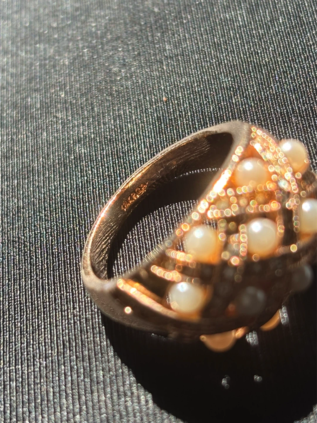 18kGP rose gold RING - photo 2