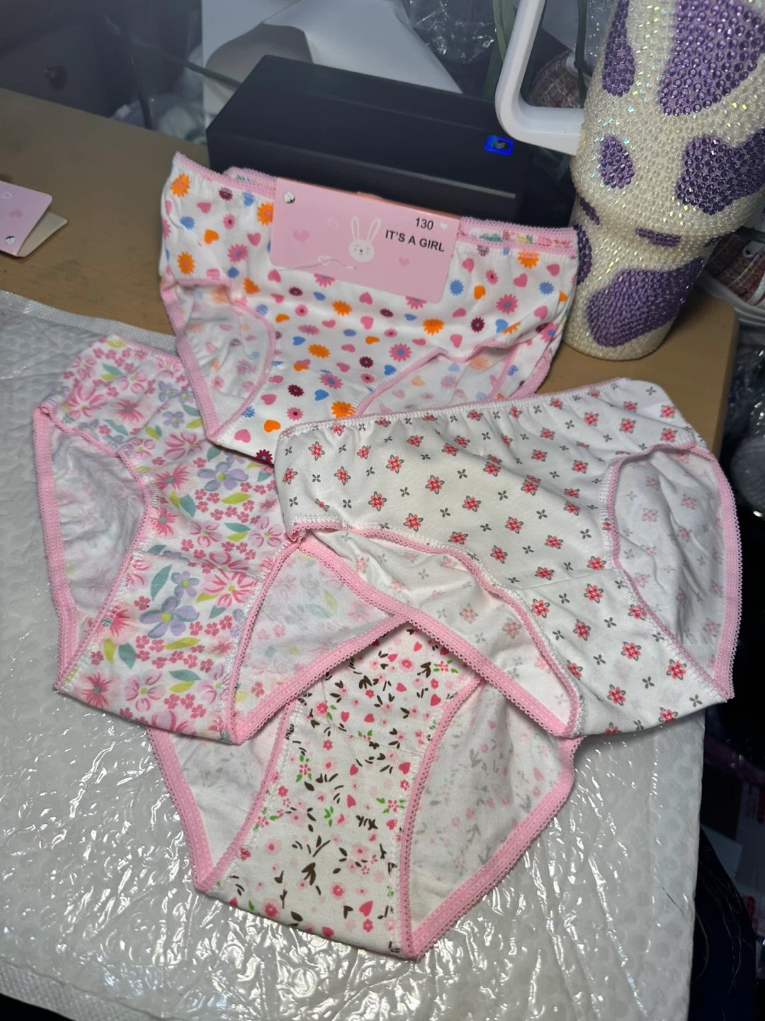 Girls' Underwear Lot - Size 110/130 - Assorted Prints - photo 3