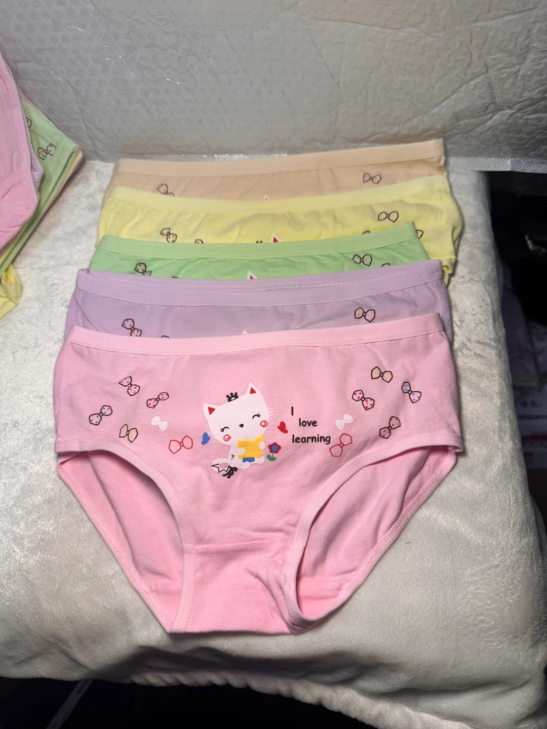 Girls' Underwear Set - 6 Pack, Cat & Learning Print - photo 3