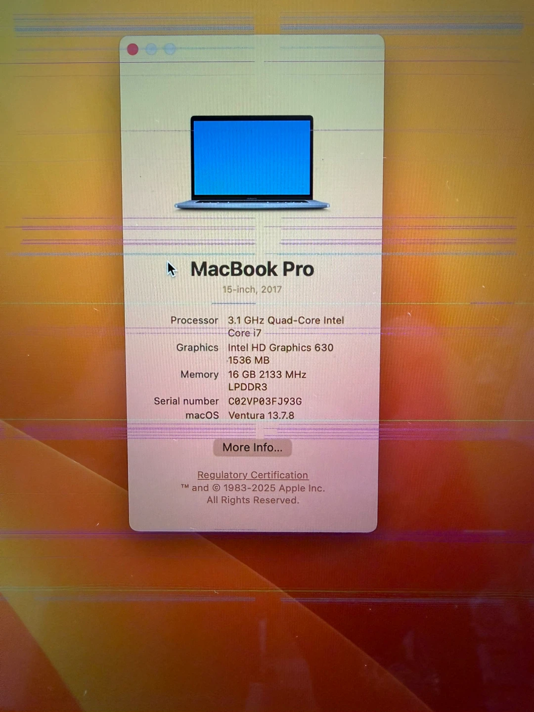 MacBook Pro 15” 2016/16GB RAM/512GB SSD/Fully Functional - photo 2