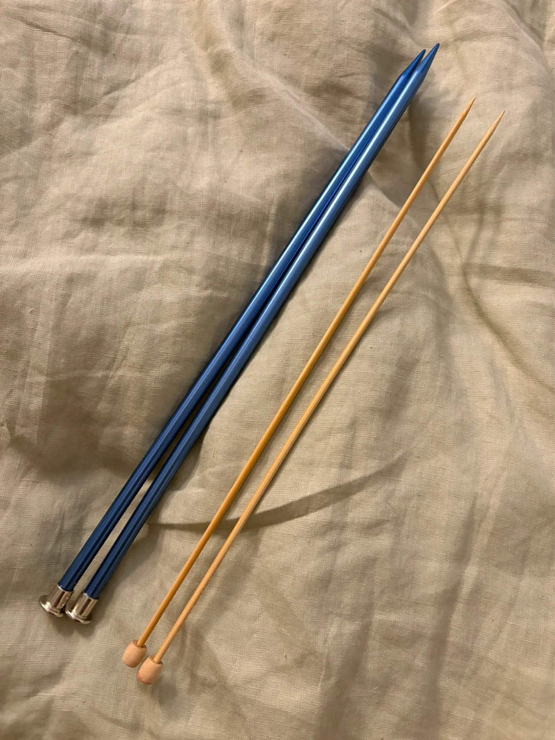 Clover Knitting Needles Size 11 (8mm) and size 3 (3.25mm)