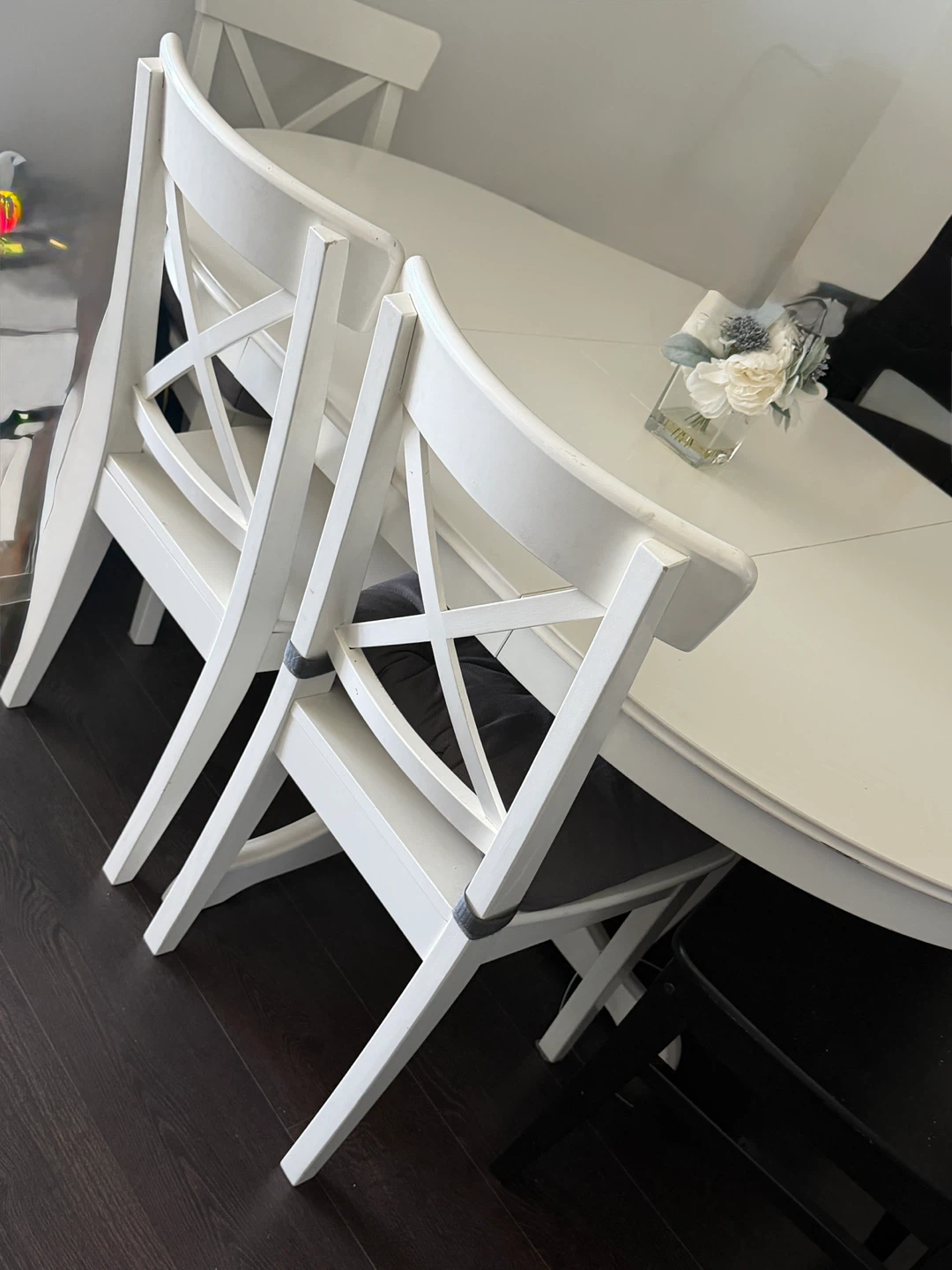 Dining table with chairs
