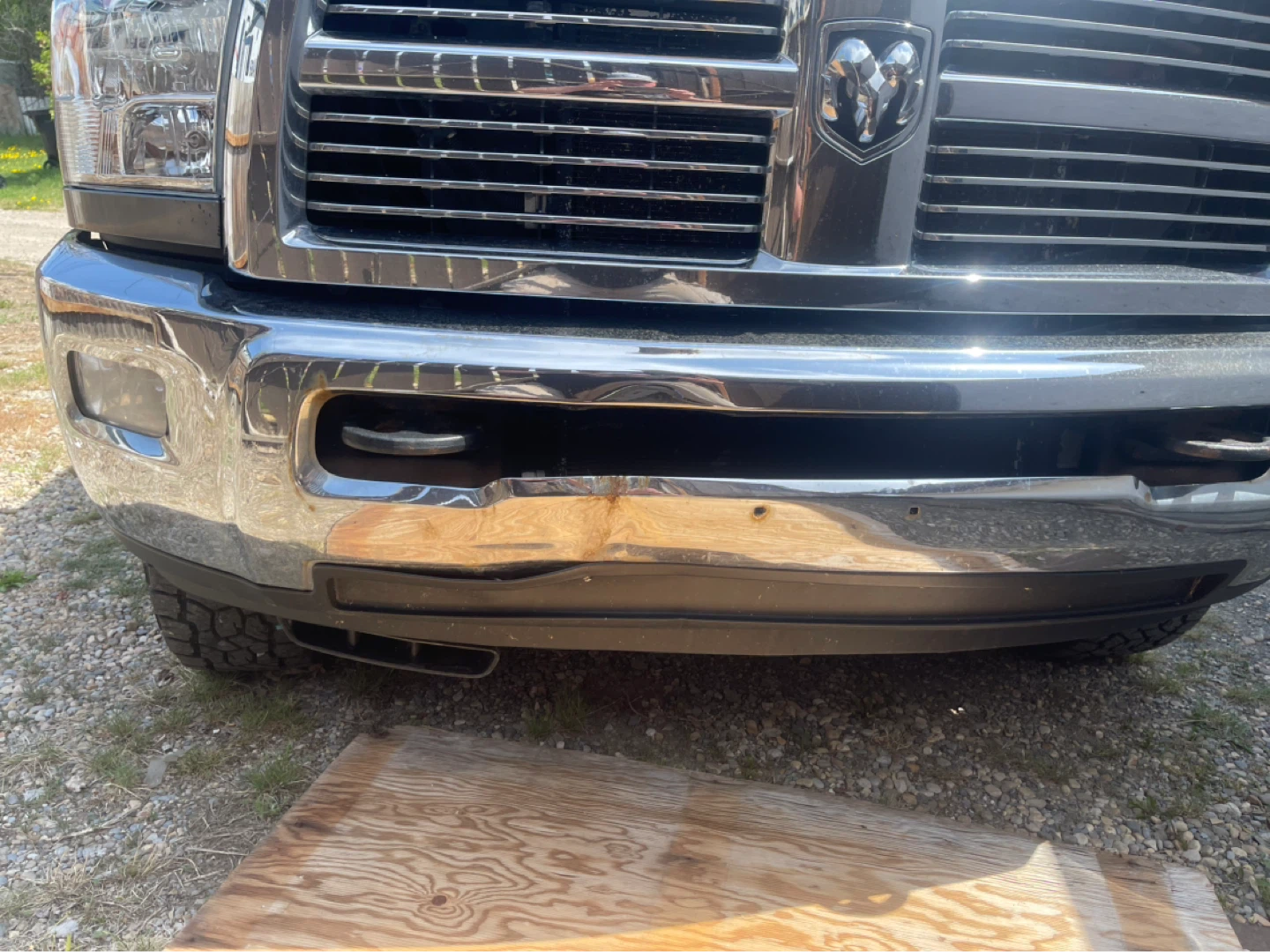 Dodge Ram Front Bumper Chrome