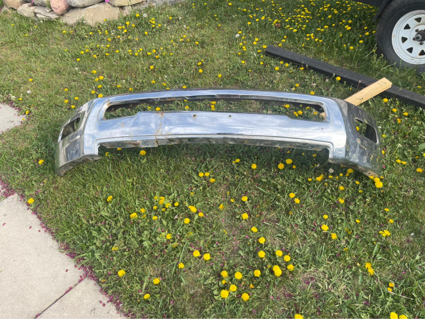 Dodge Ram Front Bumper Chrome - photo 4