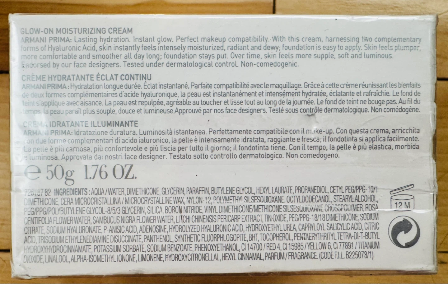 Giorgio Armani Crème Nera Supreme Reviving Light Cream 50ml - photo 5