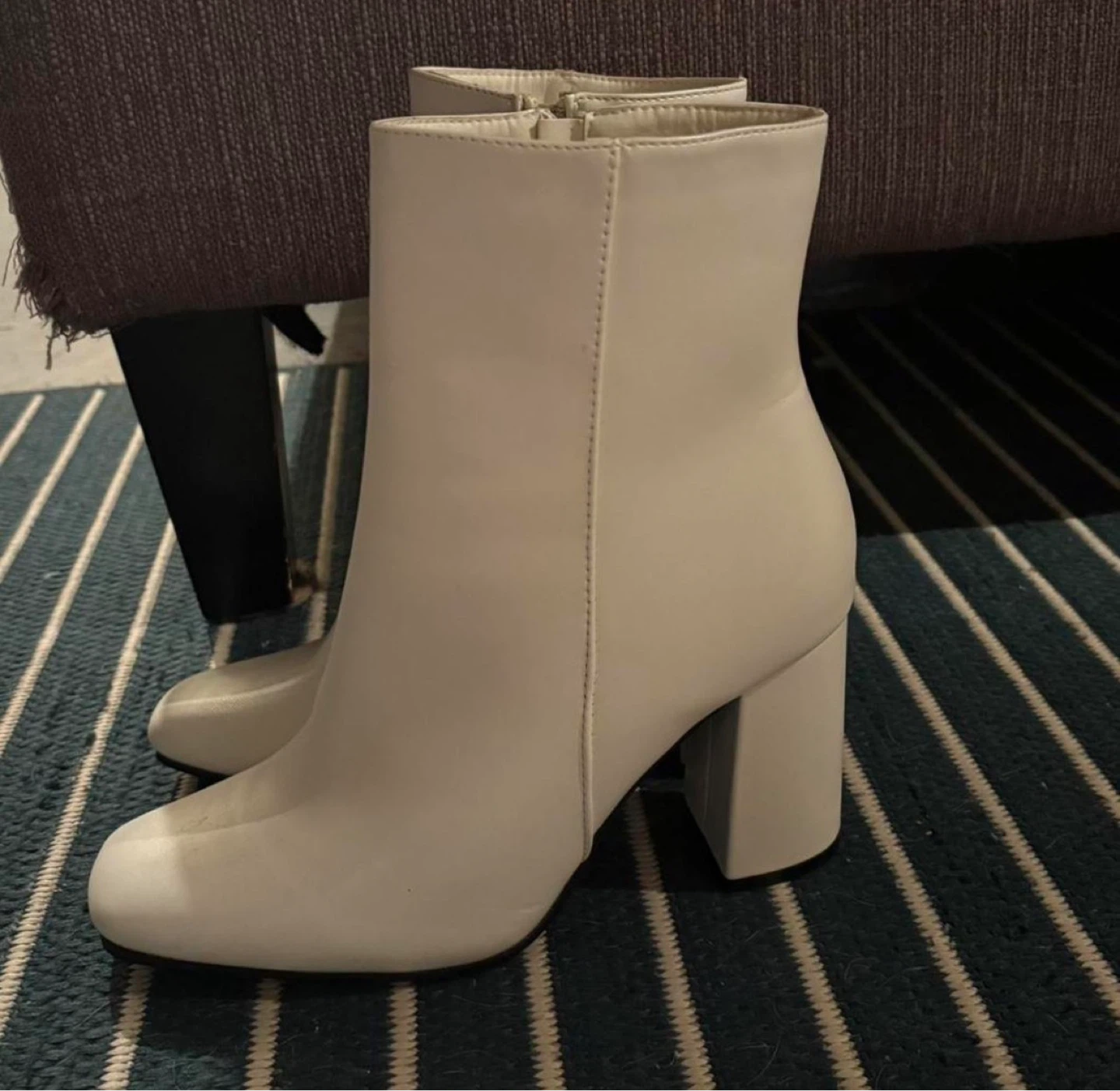 White Boot Heels