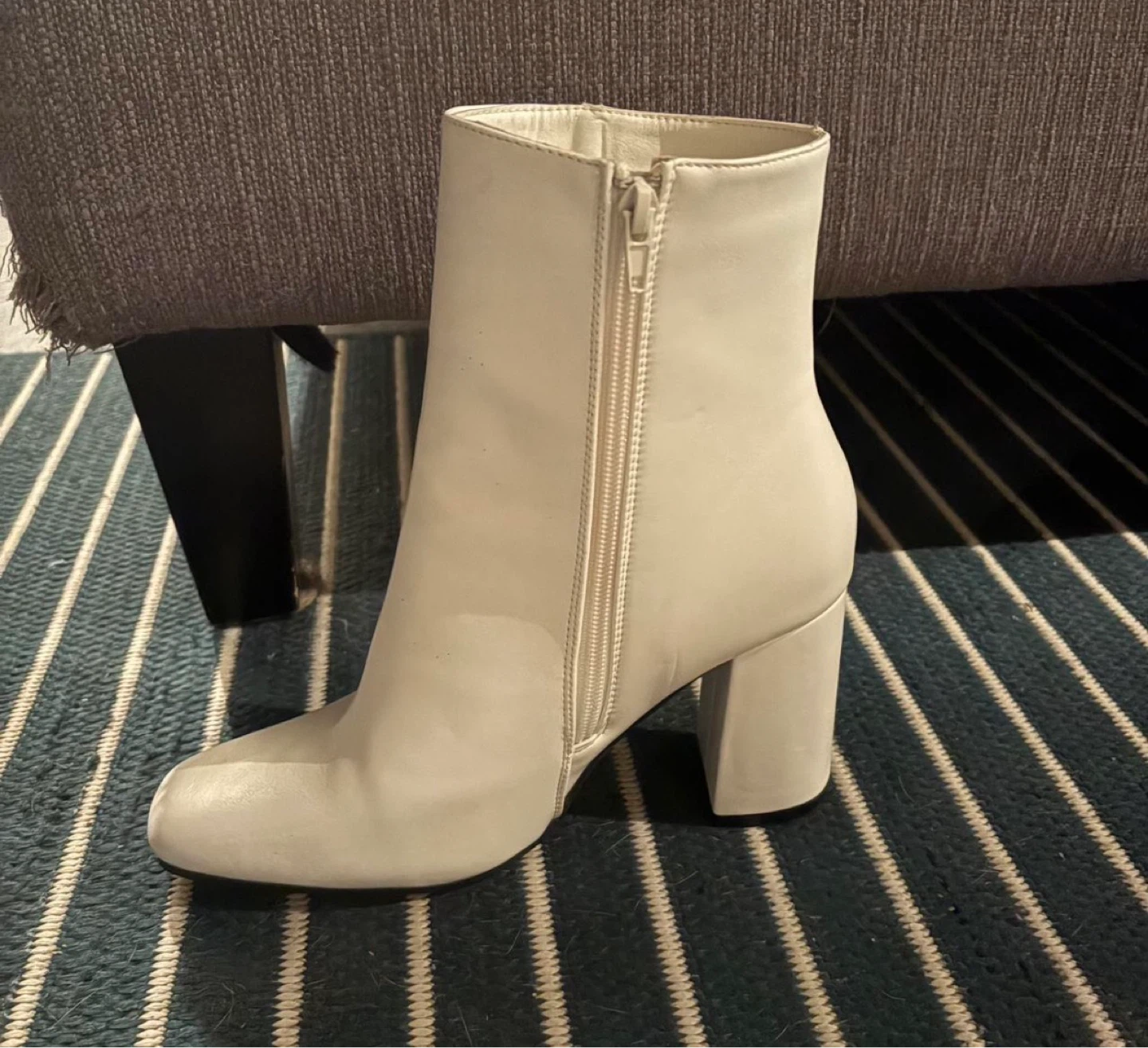 White Boot Heels - photo 2