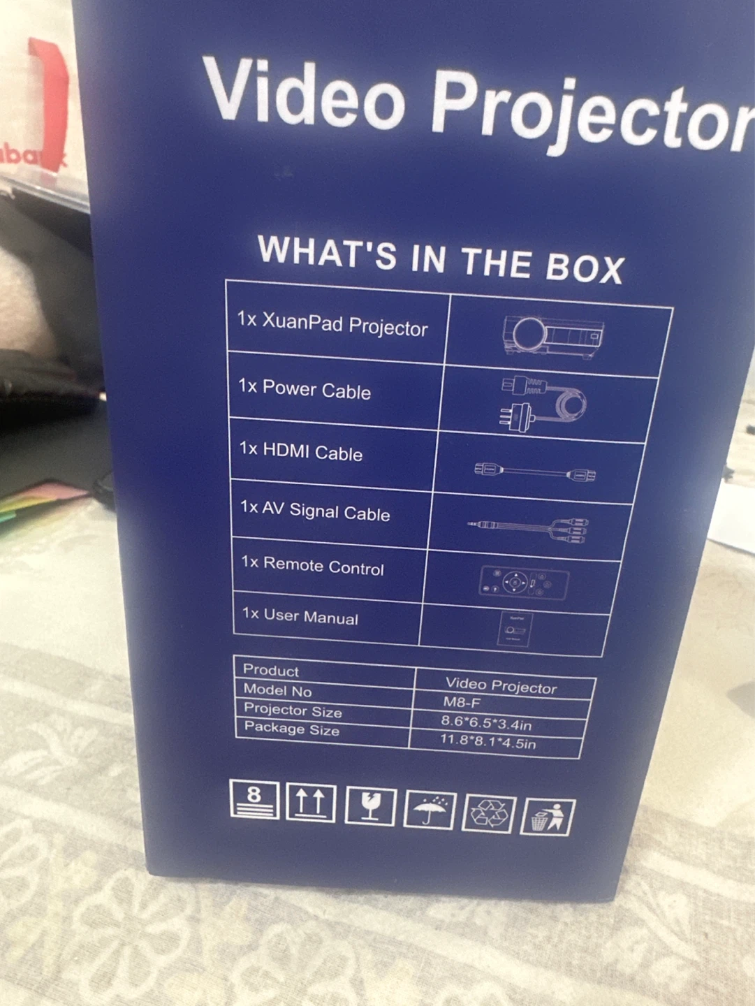 XuanPad M8-F Video Projector - photo 2