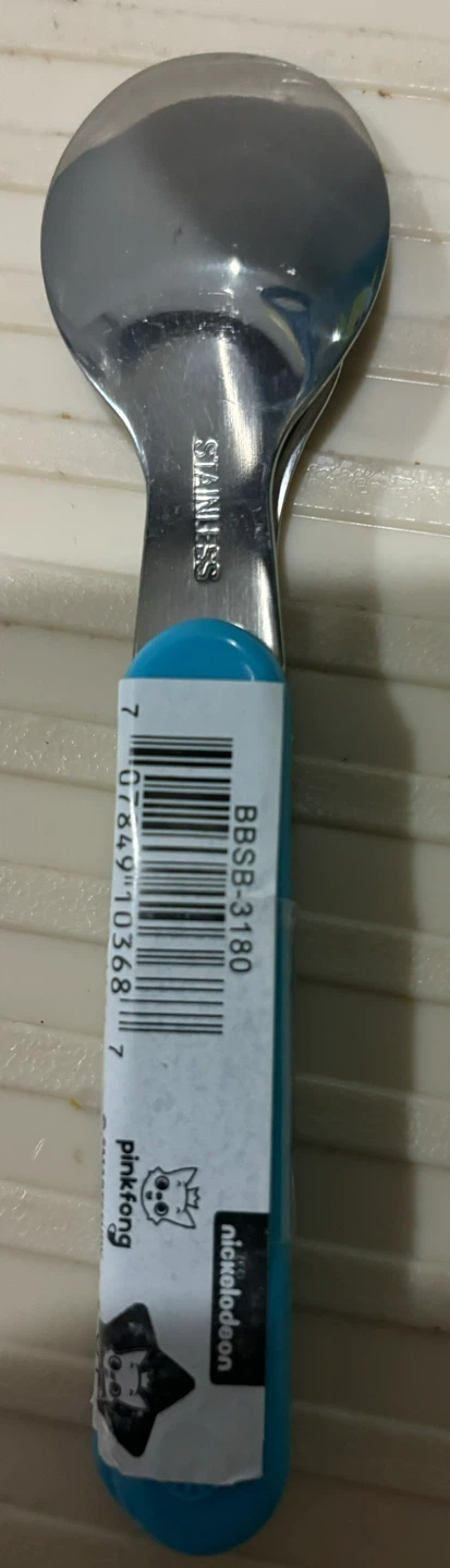 Baby Shark Stainless Steel Fork and Spoon Set - photo 2