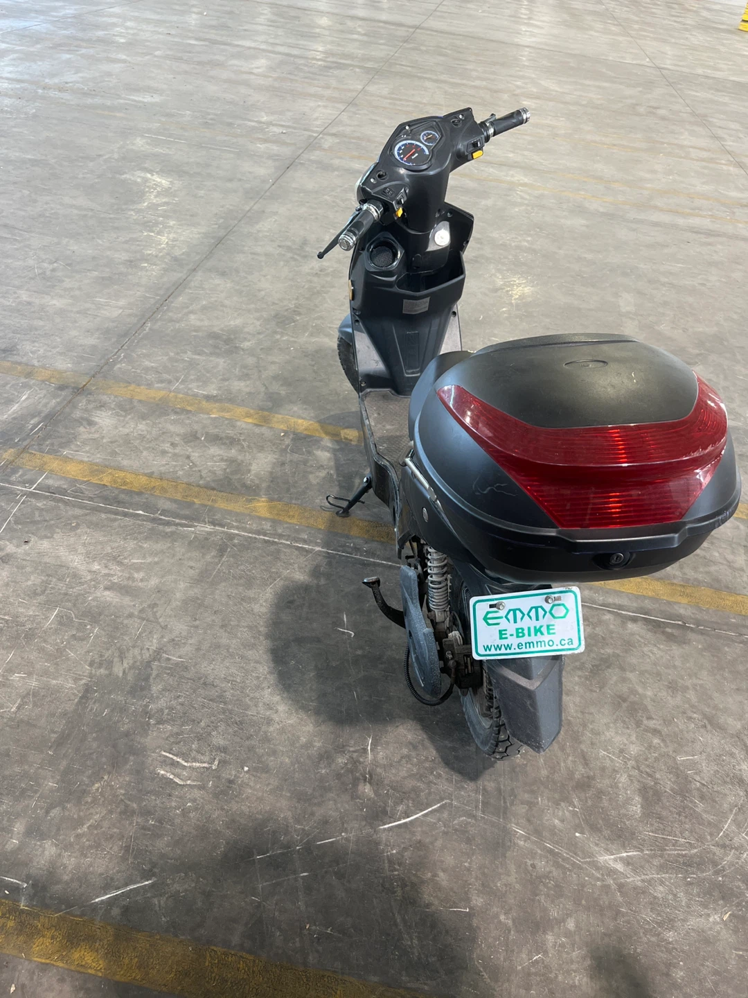 Black EMGO E-BIKE Scooter with Storage Box - photo 3