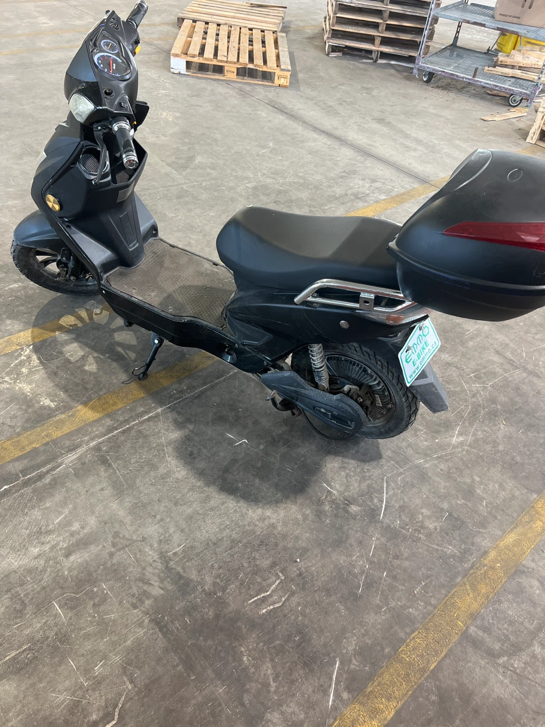 Black EMGO E-BIKE Scooter with Storage Box - photo 4