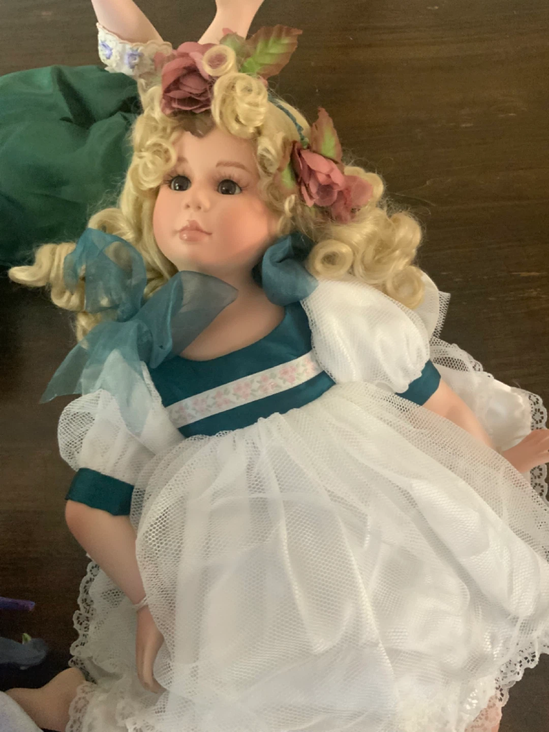 Collection of Porcelain Dolls in Various Outfits - photo 4