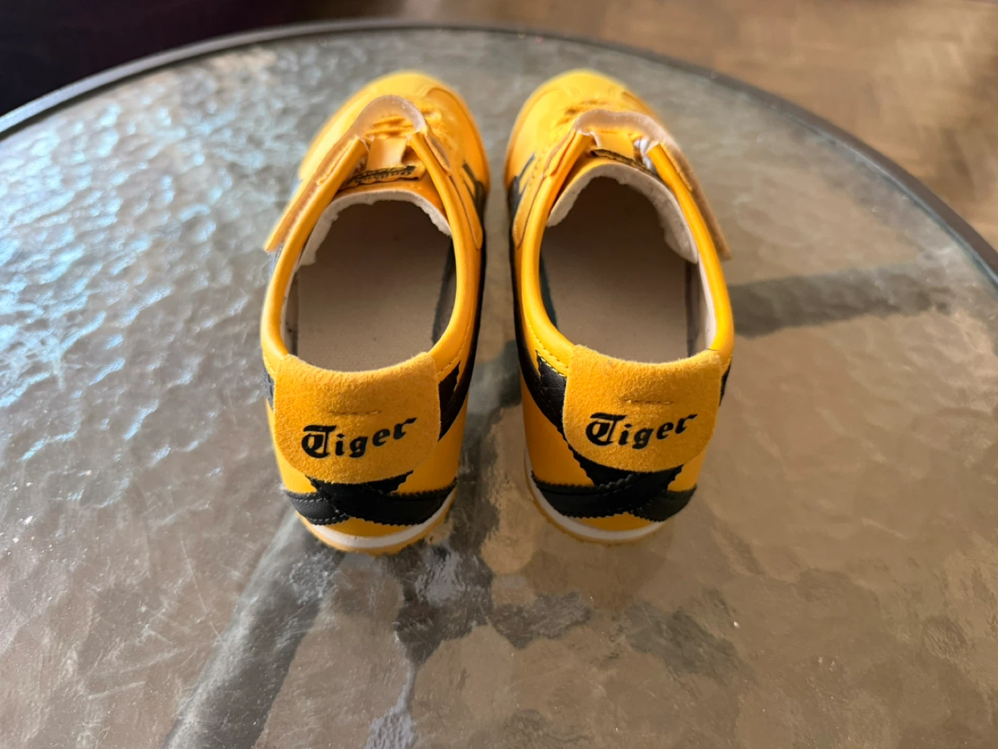 Onitsuka Tiger Mexico 66 Yellow Black Kids Shoes - photo 2