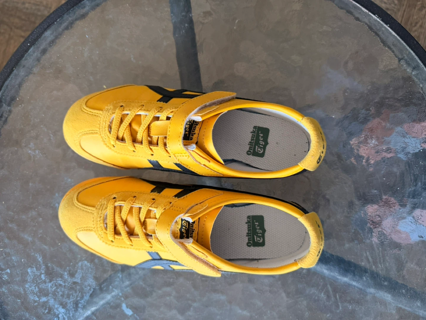Onitsuka Tiger Mexico 66 Yellow Black Kids Shoes - photo 3