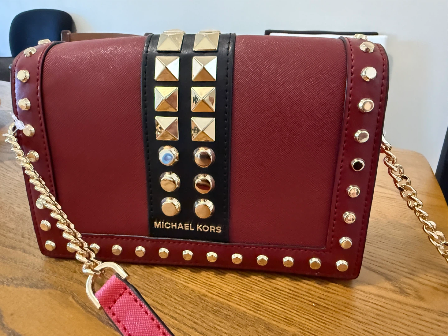 Michael Kors Studded Shoulder Bag - photo 2